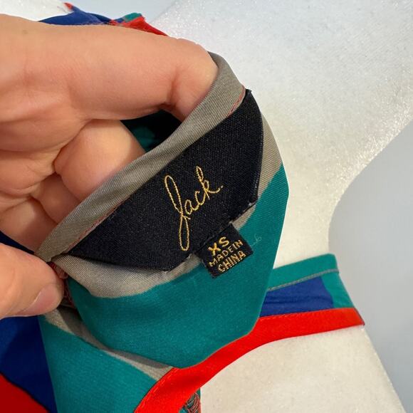 Striped Open Back Tank Top - XS - Picture 2 of 4